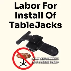 With Installation of 55-65 Tables each. Restaurants with more then 3 locations.